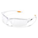 Law 2 Safety Glasses (Clear W/ Orange Inserts)