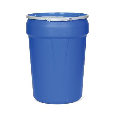 Poly Spill Containment Drums (30 Gallon Lab Pack W/ Metal Lever Ring - Blue)