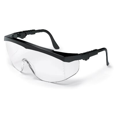 Tomahawk Safety Glasses (Black/Clear)